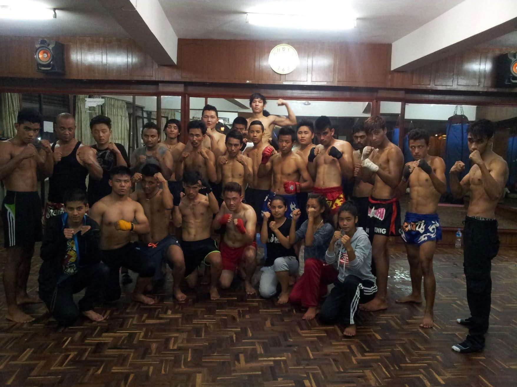 Training phase of Nepalese Muay Thai
